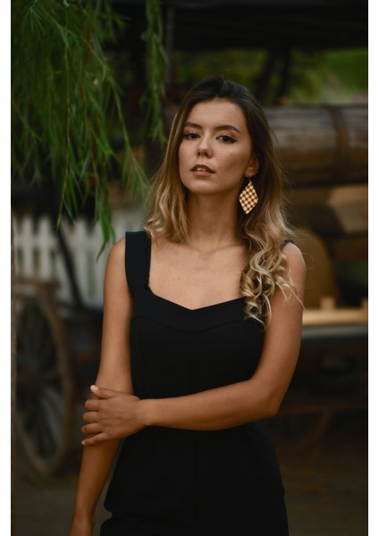 Kadın Küpe Deri Çelik Kancalı Prizma Model fiyatları