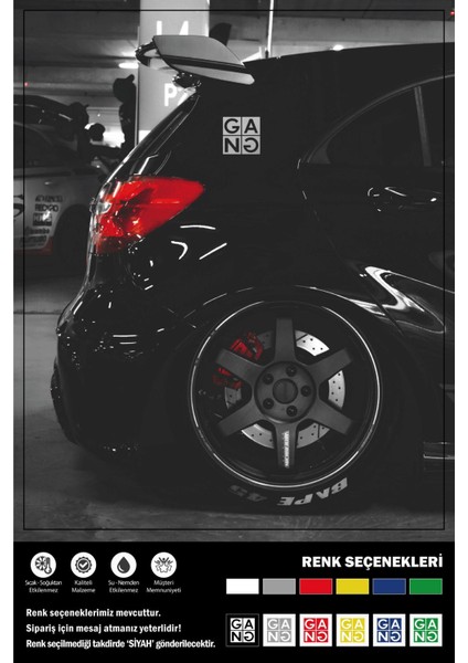 Gang Stıcker 15 x 15 cm fiyatları