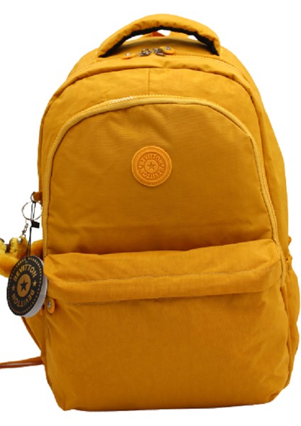 Krinkıl Su Geçirmez Kumaş Unisex Siyah Sırt Çantası 2200 fiyatları