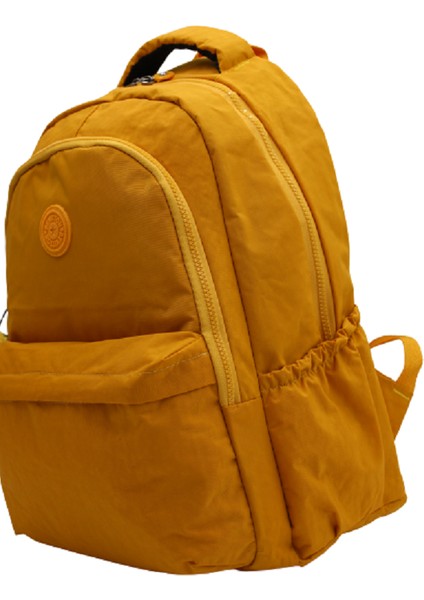 Krinkıl Su Geçirmez Kumaş Unisex Siyah Sırt Çantası 2200 modelleri