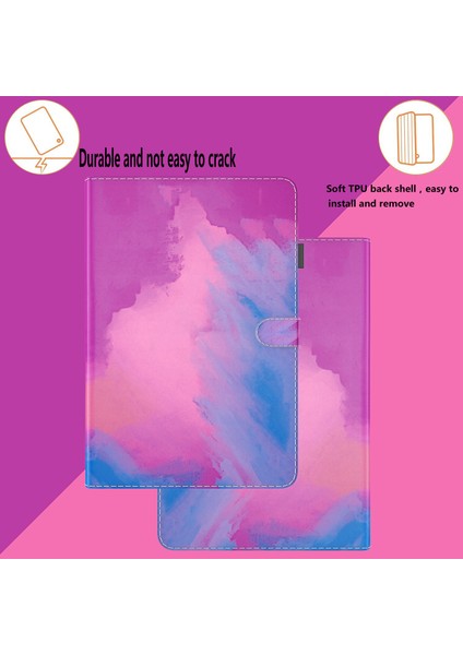 Deri Tablet Kılıfı Samsung Galaxy Tab A7 Lite Darbeye Dayanıklı Koruyucu Tablet Kılıfı (Yurt Dışından)
