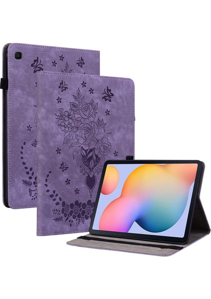 Deri Tablet Kılıfı Samsung Galaxy Tab S9 Plus 12.4 Darbeye Dayanıklı Koruyucu Tablet Kılıfı (Yurt Dışından)