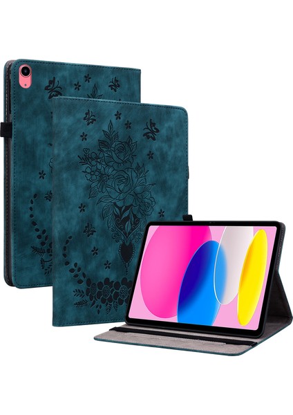 Deri Tablet Kılıfı Ipad 10 10.9 2022 Darbeye Dayanıklı Koruyucu Tablet Kılıfı (Yurt Dışından)