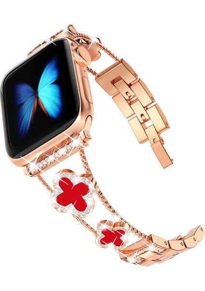 Iwatch 42/44/45MM Için Metal Zincir Kayış, Apple Watch Serisi 8/7/6/5/4/3/2/1/se Saat Kayışı (Yurt Dışından)