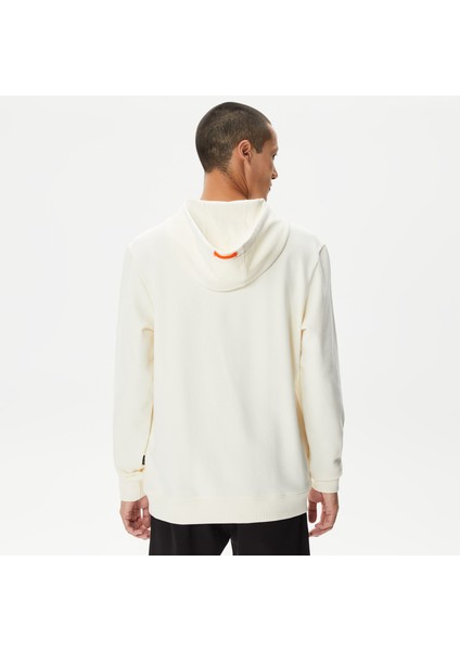 Nautıca Erkek Beyaz Standart Fıt Kapüşonlu Sweatshırt K37205T.1MA