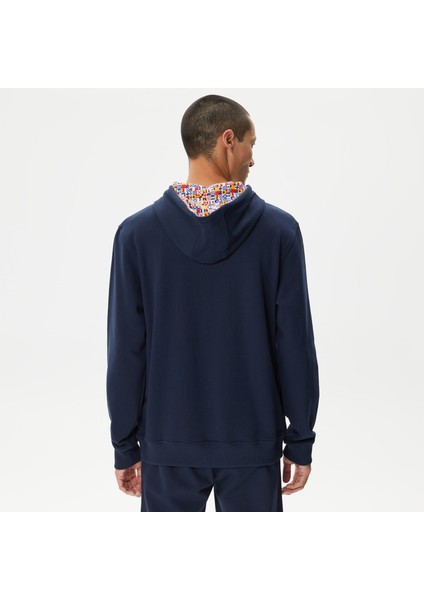 Nautıca Erkek Lacivert Standart Fıt Kapüşonlu Sweatshırt K37259T.4NV fiyatları