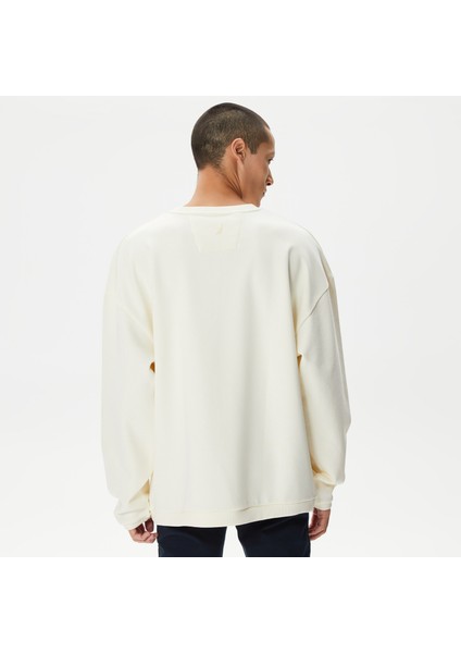 Nautıca Erkek Beyaz Standart Fıt Sweatshırt K37262T.1MA fiyatları