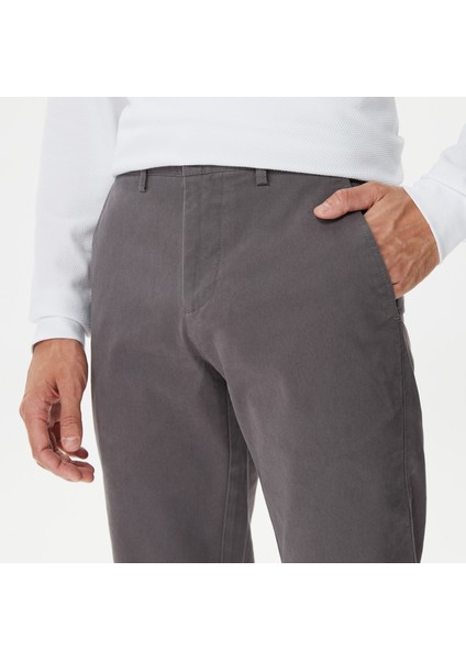 Nautıca Erkek Gri Slım Fıt Pantolon P37000T.0CR