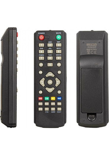 Weko Kr Botech Pıko 120 Gold* Wısmann*magbox Kıng Uydu Kumanda (33998=7163) Siyah