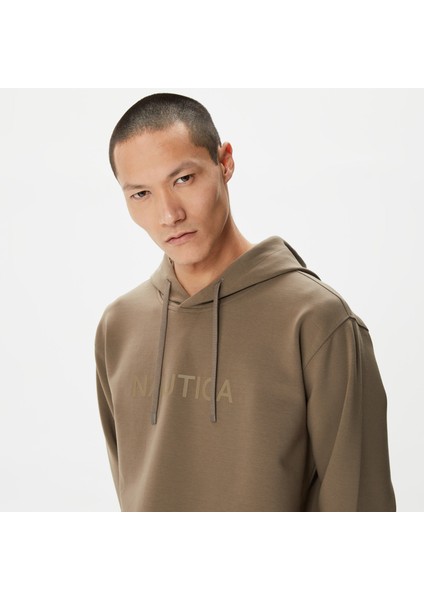 Nautıca Erkek Yeşil Standart Fıt KapüşonluSweatshırt K37226T.3BB fırsatları