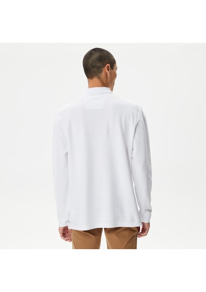 Nautıca Erkek Beyaz Classıc Fıt Uzun Kollu Polo K37351T.1BW fiyatları