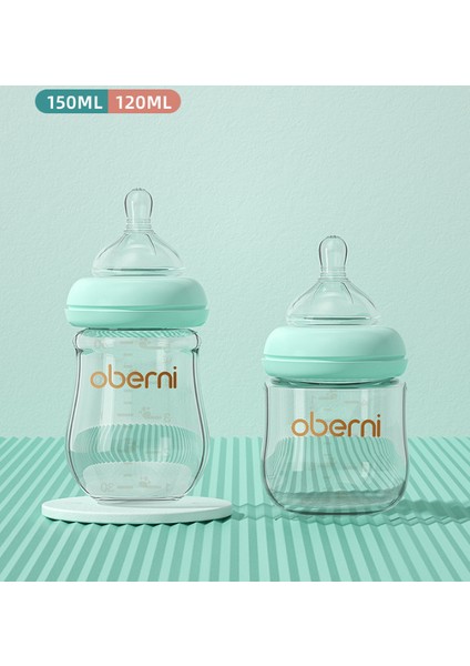 Yenidoğan Cam Şişesi, Geniş Çaplı, Boğulma Önleyici, Şişkinlik Önleyici, Biberon (Yurt Dışından)