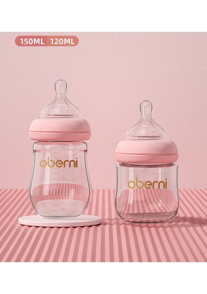 Yenidoğan Cam Şişesi, Geniş Çaplı, Boğulma Önleyici, Şişkinlik Önleyici, Biberon (Yurt Dışından)