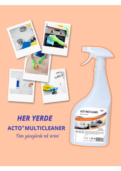 Acto® Multı Cleaner 750 ml | Genel Kir Çözücü