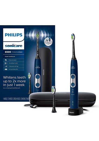 Sonicare Protectorclean 6500 Şarjlı Elektrikli Diş Fırçası - Mavi