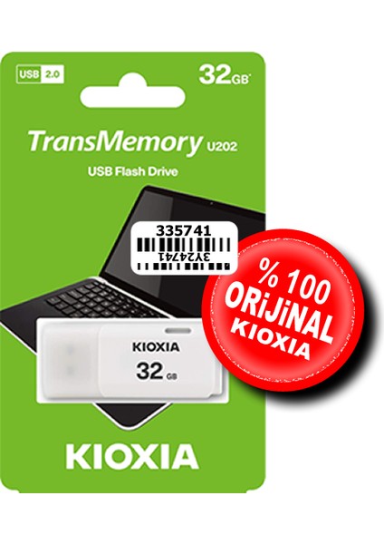 Transmemory 32 GB U202 USB 2.0 Flash Bellek  5 Adet