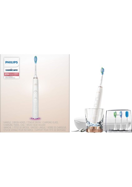 Sonicare Diamondclean Smart 9750 Elektrikli Diş Fırçası - Rose Gold