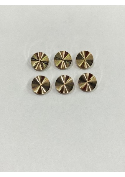 Hırka ve Yelek Düğmesi Hipnoz Model Özel Kaplama 6'lı Set Gold 1,8 cm