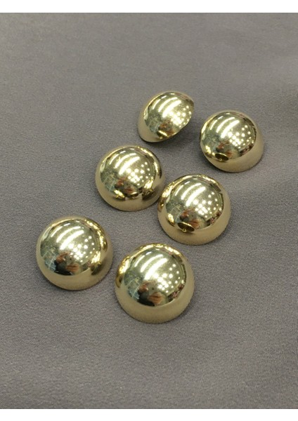 Trençkot Ceket Düğmesi Takımı Bombeli Gold 6'Lı Set 2 cm fiyatları