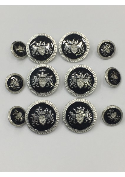 Kaban ve Trençkot Ceket Düğmesi Takımı , Çift Aslan Modeli fiyatları