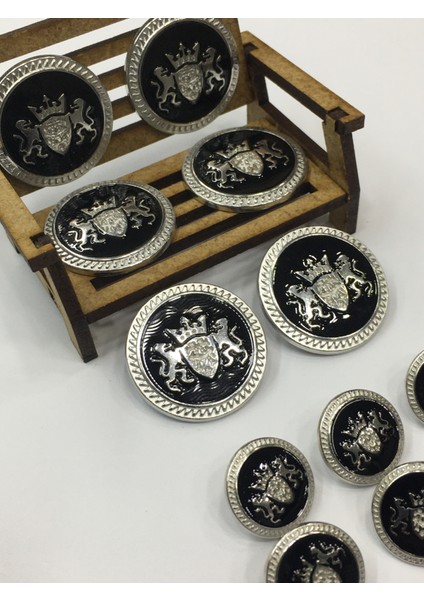 Kaban ve Trençkot Ceket Düğmesi Takımı , Çift Aslan Modeli modelleri