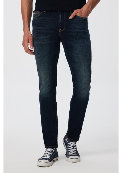 Jagger Normal Bel Dar Kesim Düz Paça Mavi Erkek Jean Pantolon fiyatları