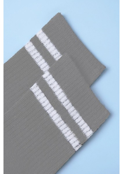 Çizgili Tenis Çorabı Kolej Çorap Unisex 2 Adet fırsatları