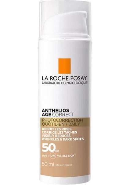 Anthelios Age Correct Spf+50 Tinted Güneş Koruyucu Krem 50 ml