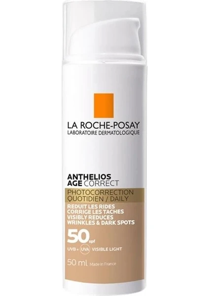 Anthelios Age Correct Spf+50 Tinted Güneş Koruyucu Krem 50 ml