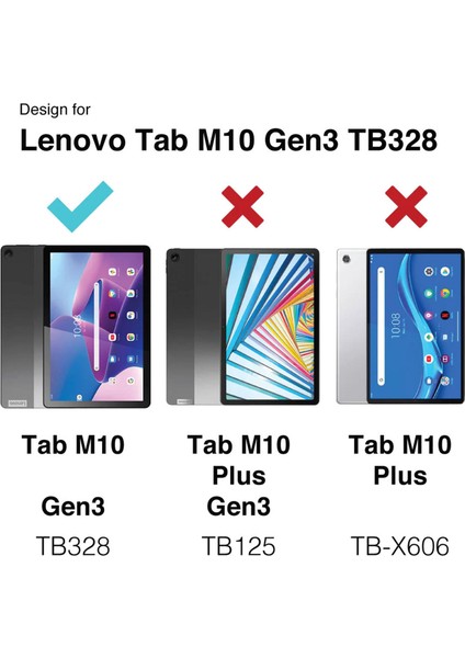 Lenovo Tab M10 3. Nesil TB328FU 10.1'' Shockproof Şeffaf Kılıf