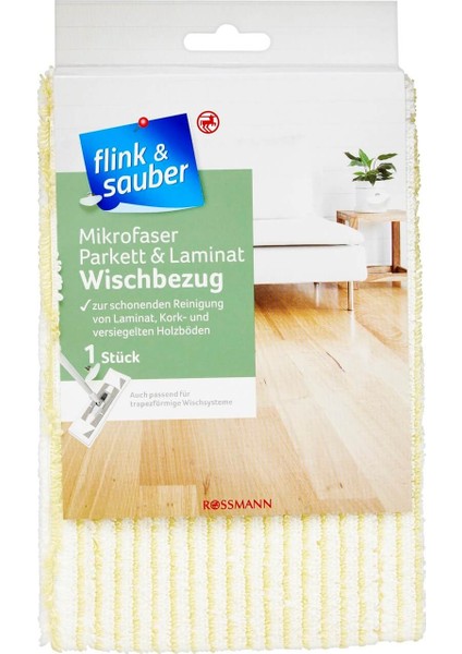 Flink & Sauber Mikrofiber Mop Kılıfı Laminat ve Parke Için