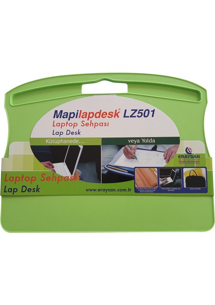 Mapilapdesk LZ501 Laptop Sehpaları Yeşil