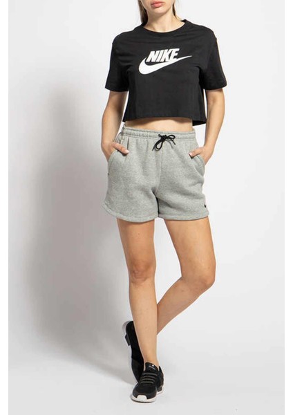 Kadın Pamuklu Şort Kadın Şort CW6963-063-GRI