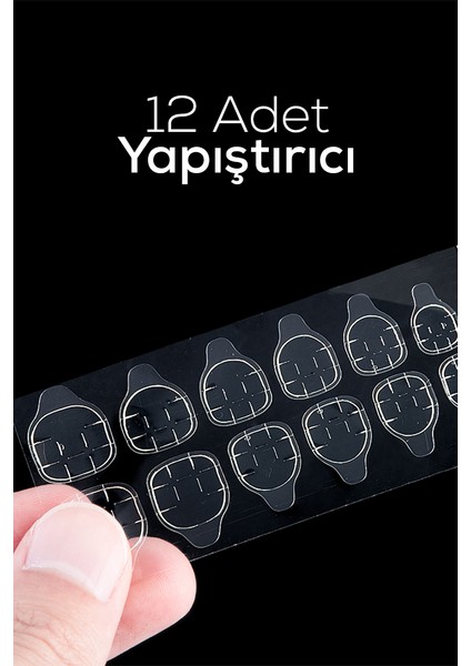 100'LÜ Beyaz Takma Tırnak T7 Mujgan indirimleri