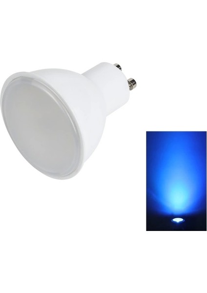 CT-4215 7W 220V Gu-10 Duylu LED Ampul Mavi