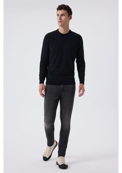 Gıno Erkek Kazak Siyah