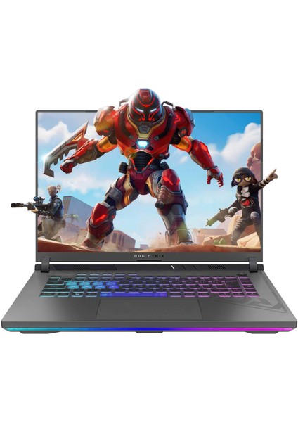 Rog Strix G16 G614JI-N3188A9 I7-13650HX 64GB 512SSD+1TBSSD RTX4070 16" Fullhd+ Freedos Taşınabilir Bilgisayar