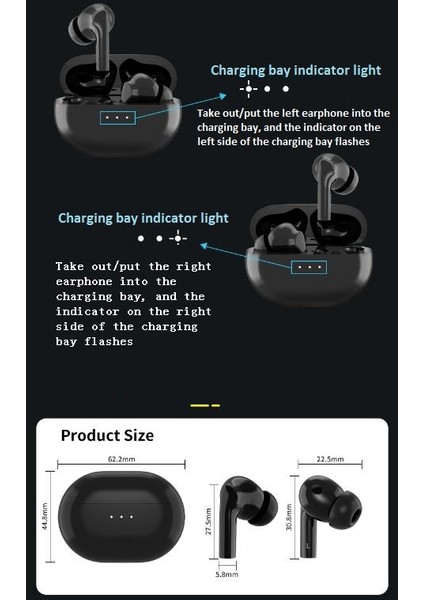 5.1 Anc Gürültü Azaltma Bluetooth Kulak Içi Kablosuz Kulaklık - (Yurt Dışından) indirimleri