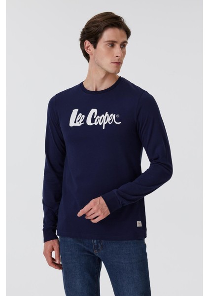 Lee Cooper Zayne Erkek  U.kol T-Shırt Lacivert