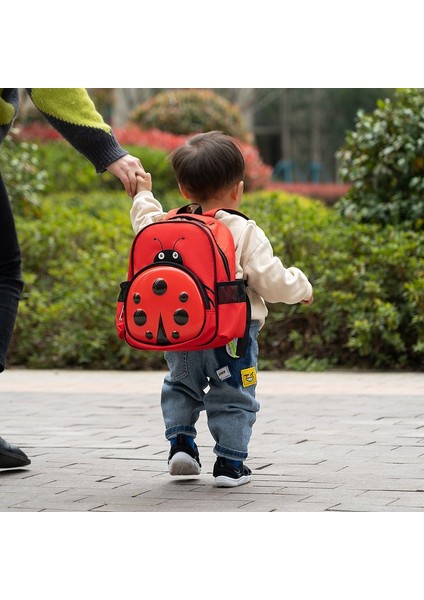 Sevimli Hayvan Figürlü Çocuk Sırt Çantası - Kırmızı (Yurt Dışından) modelleri