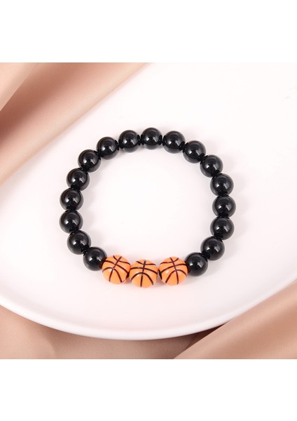 Akrilik Spor Bilezik Erkek Obsidyen Bilezik (Yurt Dışından)