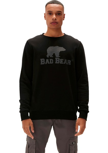 Bad Bear Logo Crewneck Erkek Sweatshirt - 22.02.12.007