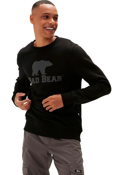 Bad Bear Logo Crewneck Erkek Sweatshirt - 22.02.12.007