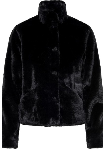 Onlnewvıda Faux Fur Jacket cc Otw Siyah modelleri