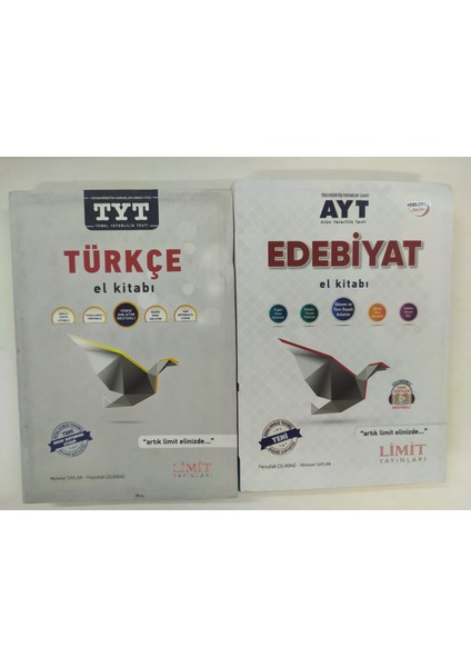 Limit Yayınları Tyt Türkçe El Kitabı+Ayt Edebiyat El Kitabı