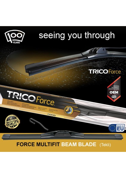 Force Multıfıt Tek Silecek 350MM