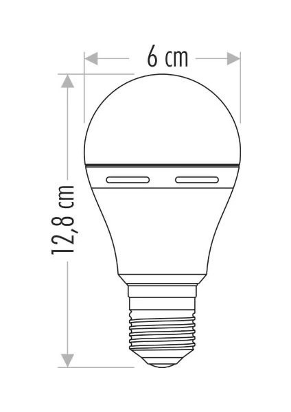 CT-4229 12W 220V E27 Duylu Şarjlı LED Ampul Beyaz modelleri