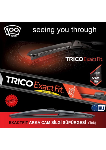 Exactfıt Arka Tek Silecek 400MM