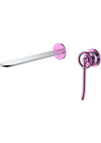 FA-A5011P Krom & Mor Ankastre Lavabo Bataryası