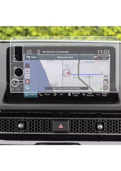 Yeni Honda Civic Executive Plus Uyumlu 9 Inç Navigasyon Ekran Koruyucu 9h Nano